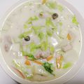 吹田のやーさん's cooksnap of when they made 白菜と鶏肉のクリーム煮.