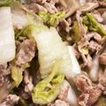 ねこぺん大王's cooksnap of when they made 調味料1つ★豚肉と白菜の昆布茶炒め.
