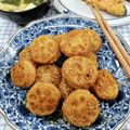 在宅勤務のおじさん's cooksnap of when they made レンコンの鶏ひき肉のはさみ照り焼き煮.