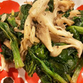 パッシーユ's cooksnap of when they made 旬！ちぢみほうれん草＆しめじバター炒め.
