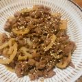 ｊ爺ｊ's cooksnap of when they made れんこんと豚ミンチの甘辛炒め.