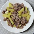 donuts★'s cooksnap of when they made こく旨牛こま肉とじゃが芋の炒めもの♪.