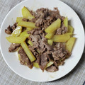 donuts★'s cooksnap of when they made こく旨牛こま肉とじゃが芋の炒めもの♪.