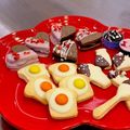 cra's cooksnap of when they made バレンタインに簡単ホケミ目玉焼きクッキー.