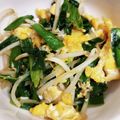 もにゃっこ's cooksnap of when they made 簡単（＾＾ニラモヤシ卵炒め.