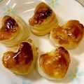 あい♪らんど's cooksnap of when they made 簡単♡ハートのチョコパイ♡.