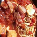 空川すみ's cooksnap of when they made シンプルに。トマト缶でベーコンパスタ.