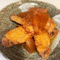 kinp's cooksnap of when they made 圧力鍋で手羽先大根の甘辛煮.