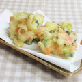 umemodoki's cooksnap of when they made まとまり易い、葱と人参のかき揚げ.