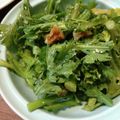 ばたみそーぱん☆'s cooksnap of when they made 手軽にアンチエイジング♪無限春菊サラダ.