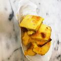 ナピト's cooksnap of when they made 朝食♪おやつに♫　メロンパントースト♡.