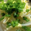 tsmitaka's cooksnap of when they made ほっこり簡単☆もやしと卵の生姜スープ.