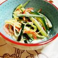 ゆかポニー☆'s cooksnap of when they made お弁当に♪きゅうりとカニカマのマヨ和え.