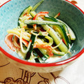 ゆかポニー☆'s cooksnap of when they made お弁当に♪きゅうりとカニカマのマヨ和え.