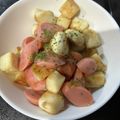 ＭＩ−ＳＡＮ's cooksnap of when they made 魚肉ソーセージとはんぺんの炒め物.