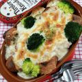 在宅勤務のおじさん's cooksnap of when they made 簡単ランチ♪バゲットでパングラタン.