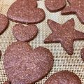 ochumi's cooksnap of when they made サクサク♪　ココアクッキー♪.