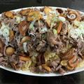芽唯麗慧's cooksnap of when they made ビーフガーリックライス！（コストコ肉）.