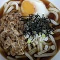ひぃちゃんひー's cooksnap of when they made 簡単すぎる温かい納豆うどん.