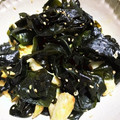 豆乳pudding's cooksnap of when they made 生わかめのごま油炒め.