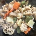 ＋SUN3's cooksnap of when they made 鶏モモ＋蓮根＋蒟蒻の炒め煮.