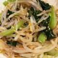 かとりーな♪'s cooksnap of when they made 副菜に♪チンゲン菜ともやしのナムル.