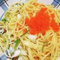 浪花のあっちゃん☆'s cooksnap of when they made とびっこのオイル系和風パスタ.