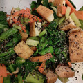 りこはるまこママ's cooksnap of when they made ごま香る☆厚揚げと小松菜の和え物.