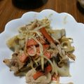 ramieru's cooksnap of when they made 豚肉とレンコンの簡単炒め.
