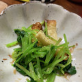 miyoopy's cooksnap of when they made サクサク油揚げと三つ葉と人参のお浸し.
