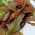 ☆彡りこ☆彡's cooksnap of when they made 蓮根ベーコンきのこのガーリックバター醤油.