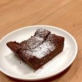 はのく's cooksnap of when they made バレンタインに♡生チョコ風ガトーショコラ.