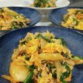ｸﾏﾘｴ's cooksnap of when they made ★簡単★たまご入キムチ炒め★.