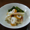 ヌーシ's cooksnap of when they made みょうがと竹輪とわかめの酢の物.
