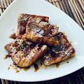 クック3539PY☆'s cooksnap of when they made きな粉と黒蜜のフレンチトースト。朝食に.