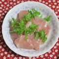 mmameco's cooksnap of when they made 塩麹と甘酢で和えた♫美味しいお刺身☆.