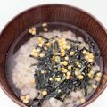 ちゃまたまご's cooksnap of when they made スープジャーでもち麦粥 お茶漬け海苔で.