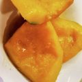 ☆ミルミル's cooksnap of when they made 【黒糖煮】カボチャのたいたん.