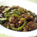 モコブーママ's cooksnap of when they made ゴーヤーと牛肉の炒め物.