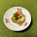 コムギ大好き's cooksnap of when they made 大葉とチーズと竹輪の天ぷら♡.