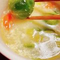 S＊mama♡'s cooksnap of when they made 香るゴマみそ豆乳スープ♪芽キャベツde.