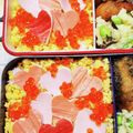 長男の嫁's cooksnap of when they made バレンタインに♡ハートのチラシ寿司.