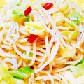 ☻☻☻☻☻☻☻☻☻☻'s cooksnap of when they made キャベツとシラスのオイルパスタ.