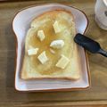 はなぴっち's cooksnap of when they made はちみつ＆クリームチーズ☆バタートースト.