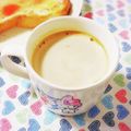ふうはっちゃん's cooksnap of when they made カフェ気分♪黒糖豆乳カフェオレ＊*.