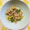 チェックのミニくま's cooksnap of when they made 簡単★野菜と豚肉の蒸し和え.