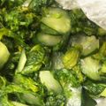 ☆ayami☆26's cooksnap of when they made 簡単☆わさび菜の浅漬け.