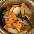 Hirarinn☆'s cooksnap of when they made ゆで卵もご一緒に☆さつま揚げと野菜の煮物.
