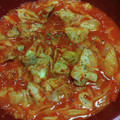 55才のおじさん's cooksnap of when they made 鶏もも肉とキャベツのトマト煮込み♡簡単☆.