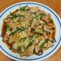 kayokopon☆'s cooksnap of when they made 豚もやしピーマン炒め★極みソース仕立て.